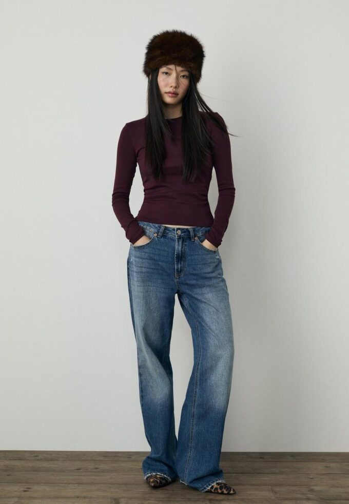 T-shirt basique à manches longues T-shirt basique à manches longues