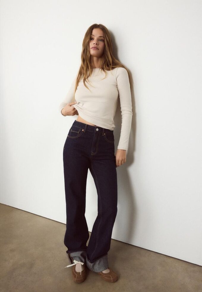 T-shirt basique à manches longues T-shirt basique à manches longues