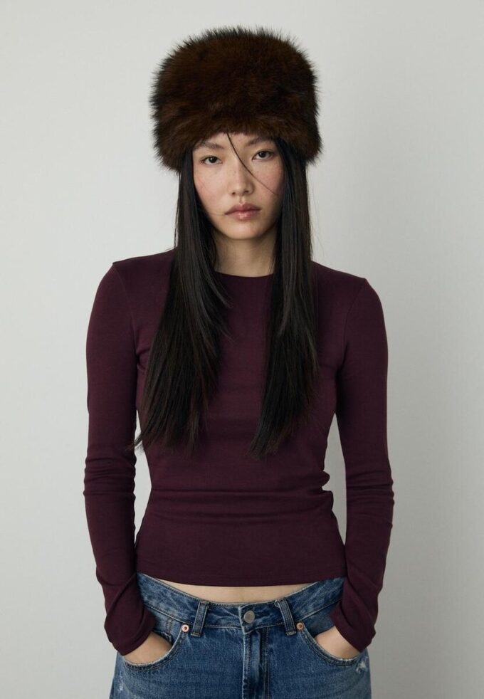 T-shirt basique à manches longues T-shirt basique à manches longues