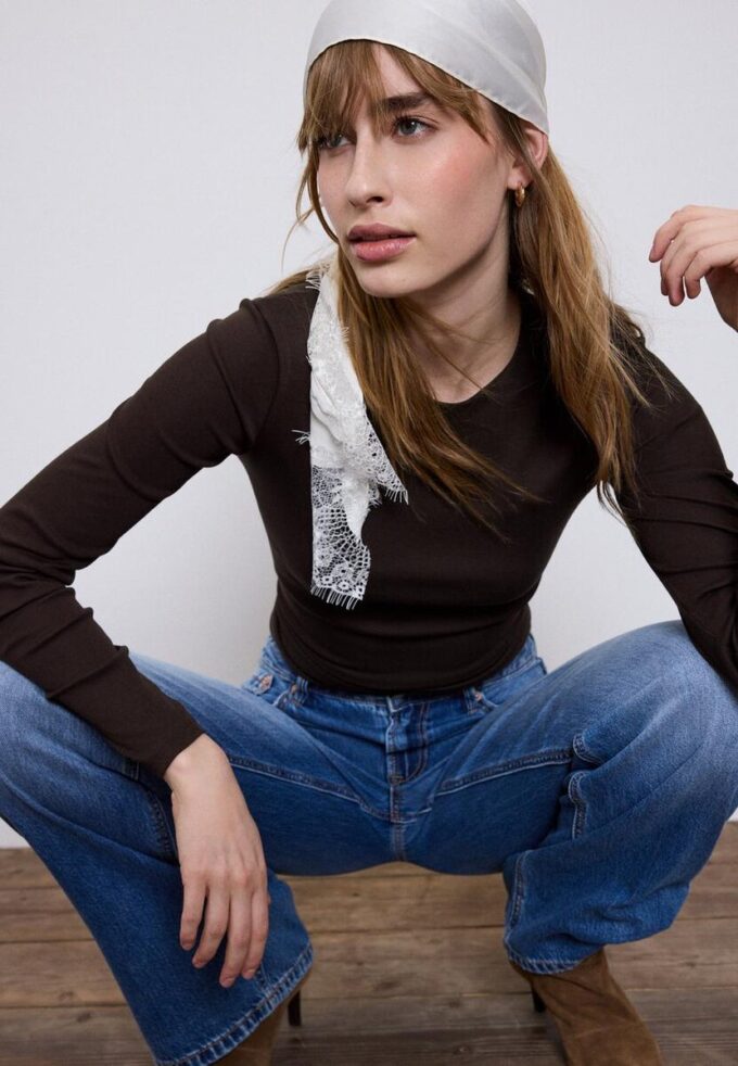 T-shirt basique à manches longues T-shirt basique à manches longues