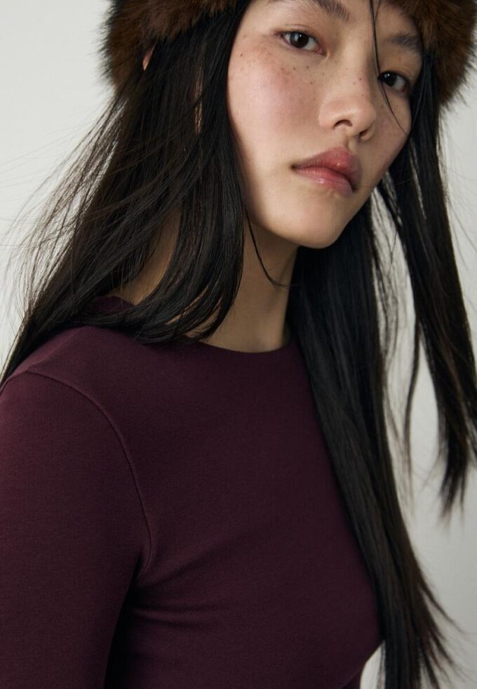 T-shirt basique à manches longues T-shirt basique à manches longues