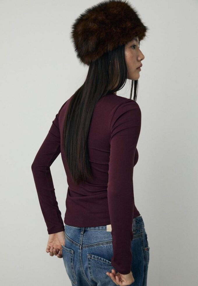 T-shirt basique à manches longues T-shirt basique à manches longues