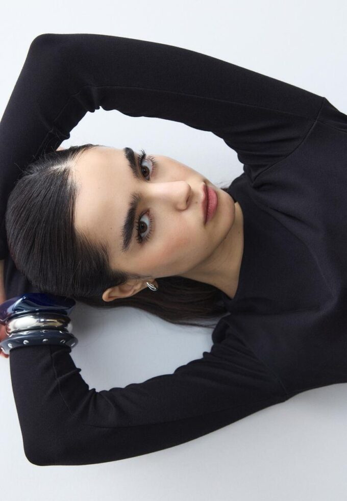 T-shirt basique à manches longues