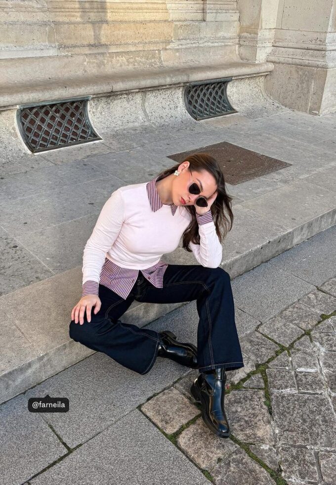 T-shirt basique à manches longues T-shirt basique à manches longues