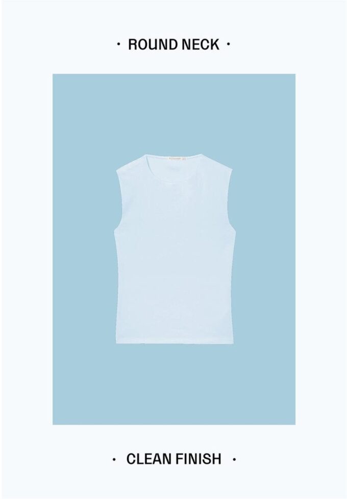 T-shirt basique sans manches T-shirt basique sans manches