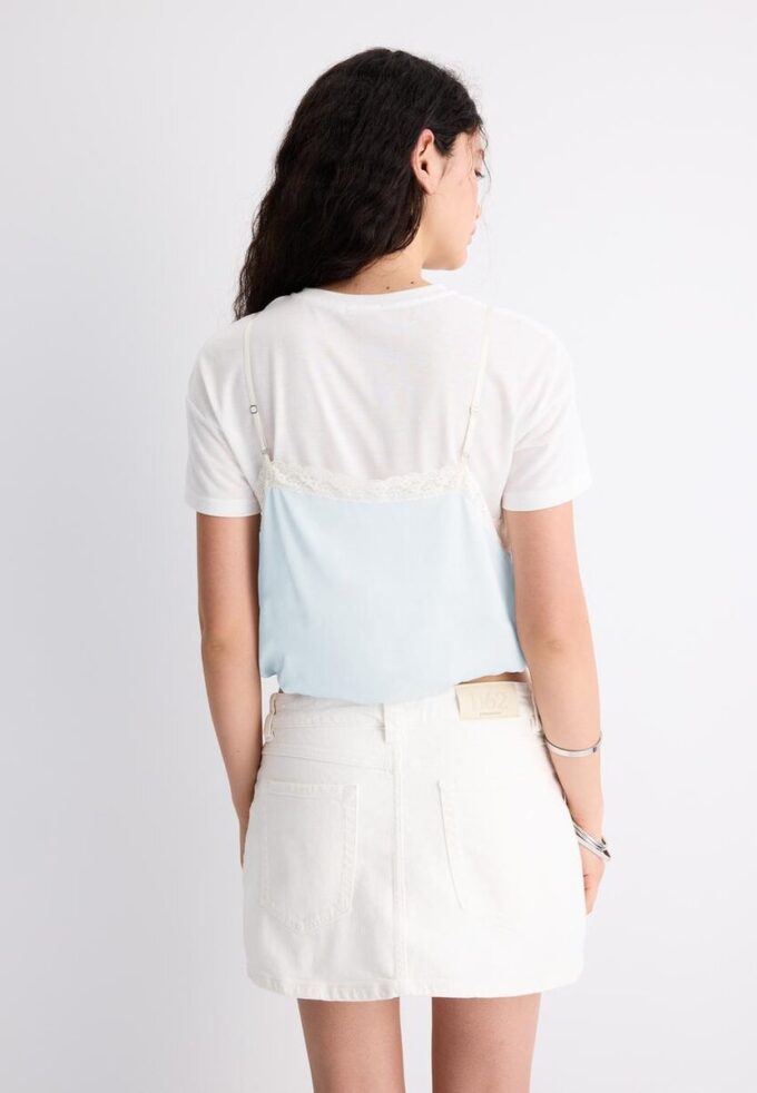 T-shirt caraco double épaisseur