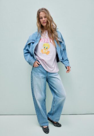 T-shirt à col rond et manches courtes Sweety