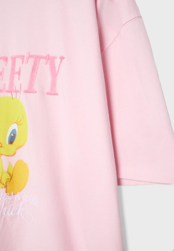 T-shirt à col rond et manches courtes Sweety