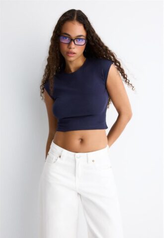 T-shirt court ajusté basique