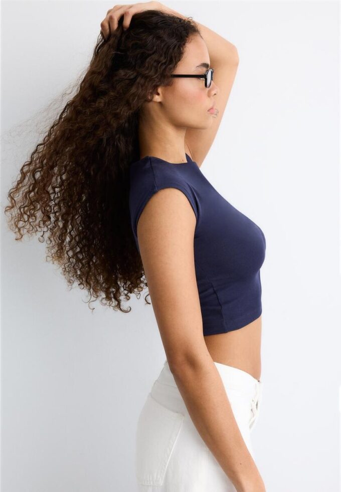 T-shirt court ajusté basique