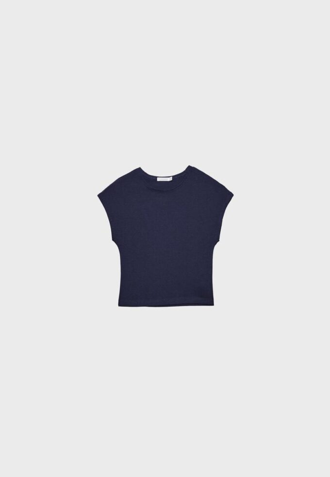 T-shirt court ajusté basique