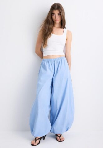 T-shirt à dos nageur côtelé