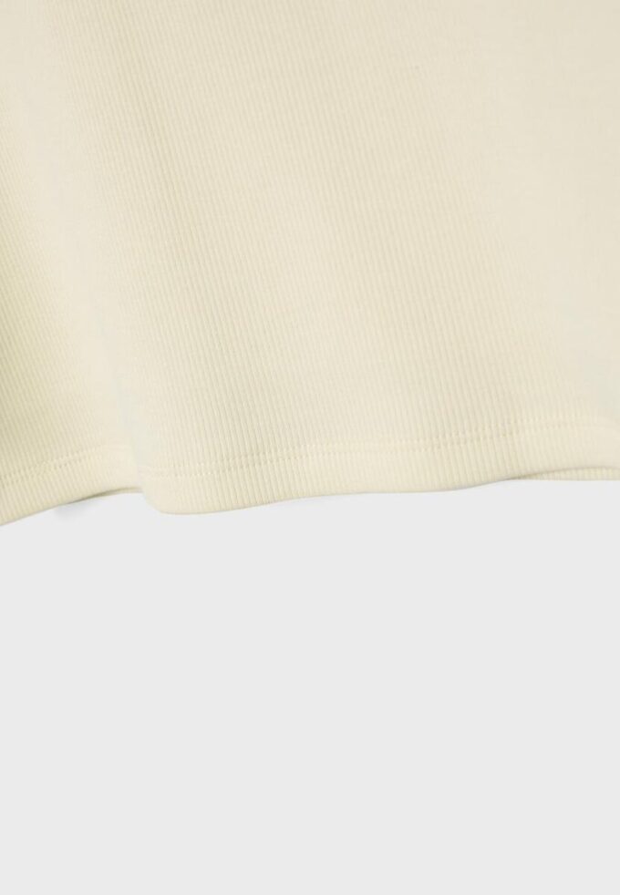 T-shirt à dos nageur côtelé