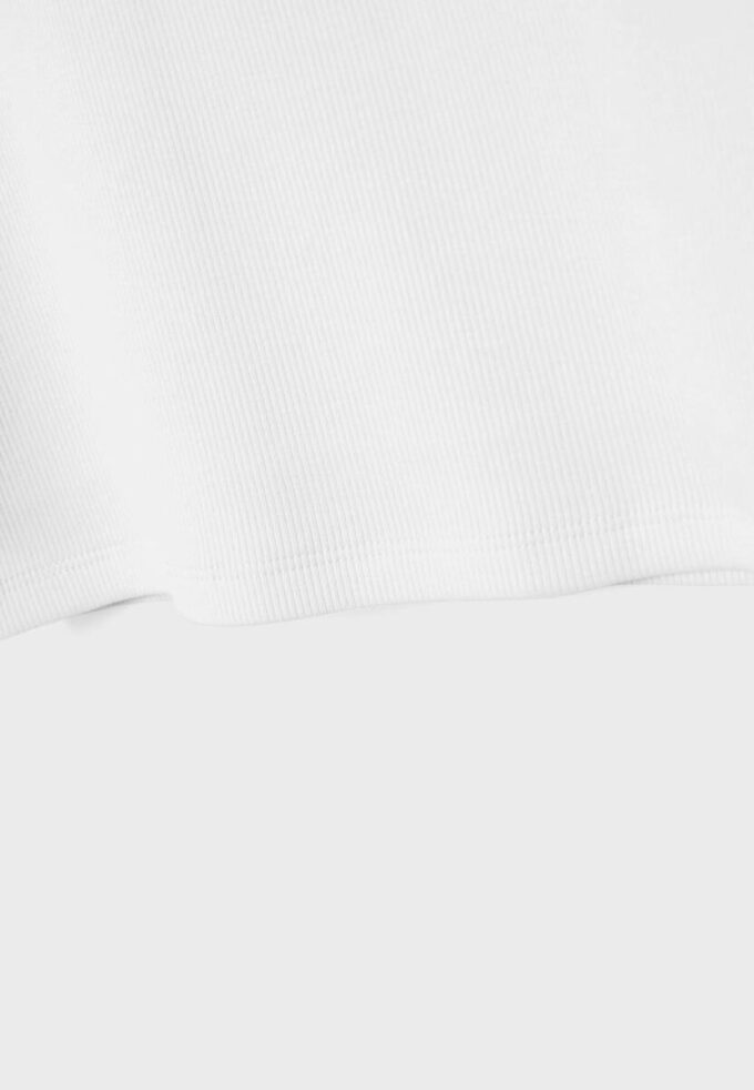 T-shirt à dos nageur côtelé