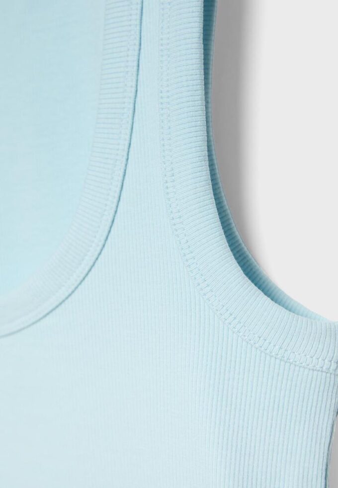 T-shirt à dos nageur côtelé T-shirt à dos nageur côtelé