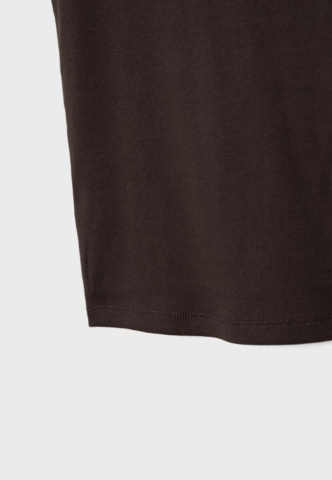 T-shirt à dos nageur côtelé