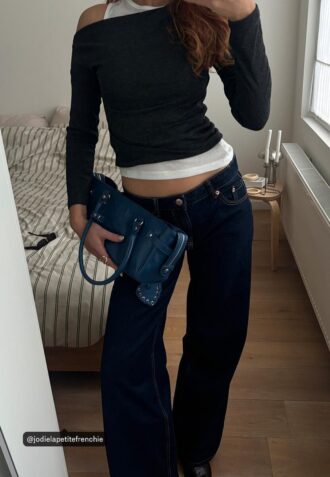 T-shirt double asymétrique