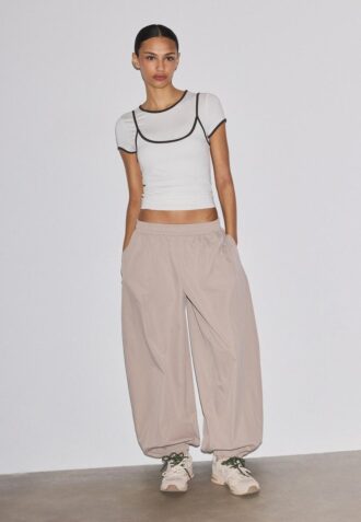 T-shirt double contraste