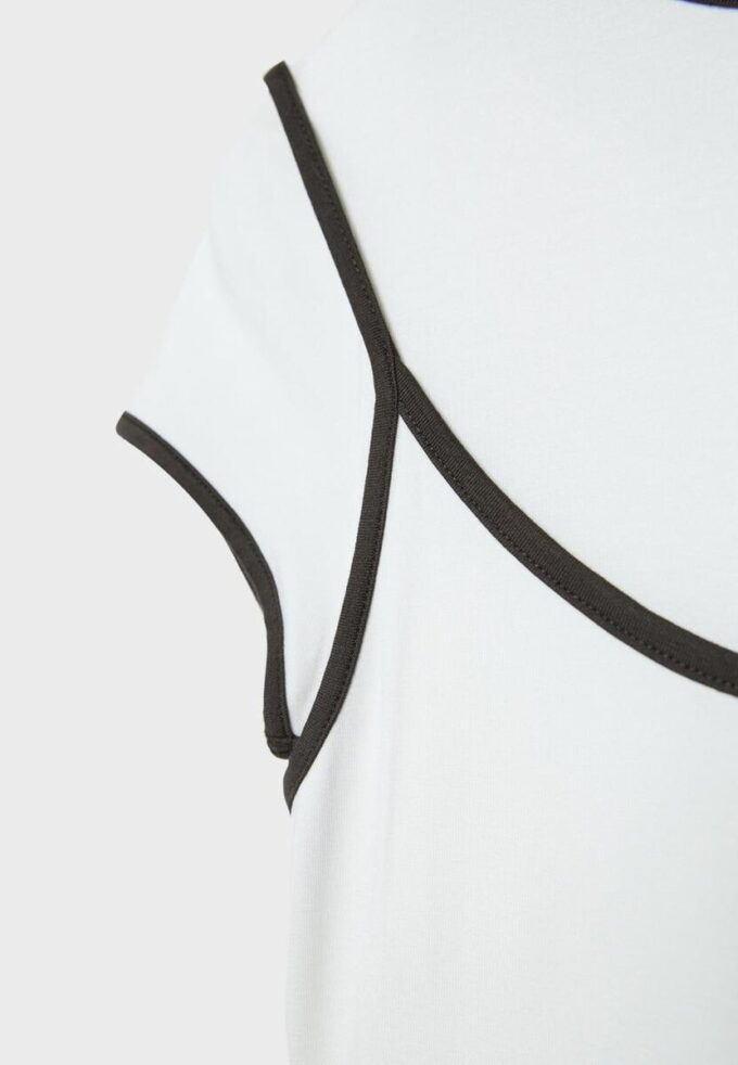 T-shirt double contraste