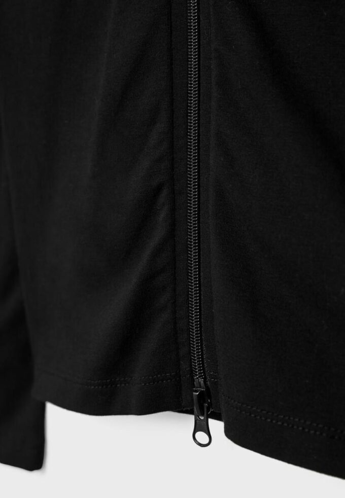 T-shirt à double fermeture éclair