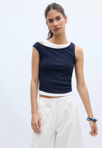 T-shirt double épaisseur