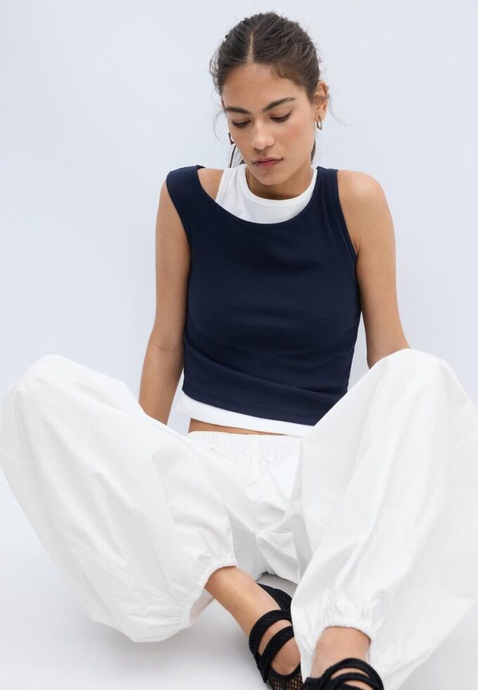 T-shirt double épaisseur