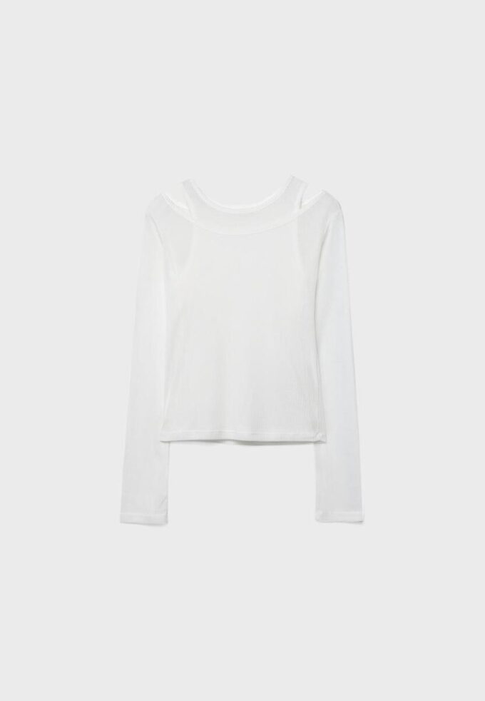 T-shirt double épaisseur