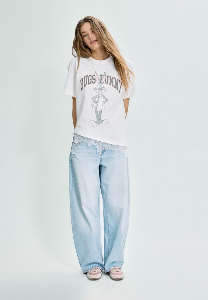 T-shirt en dentelle Bugs Bunny