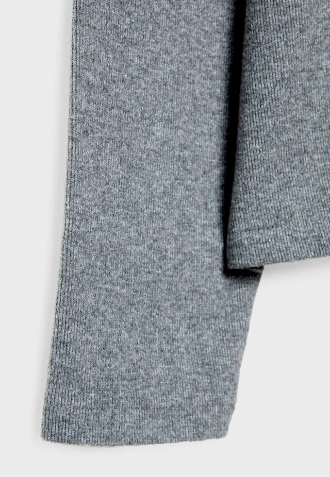 T-shirt en maille à col rond