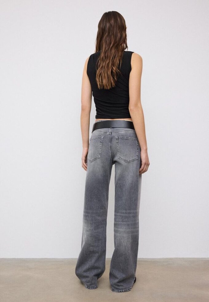 T-shirt en tulle froncé