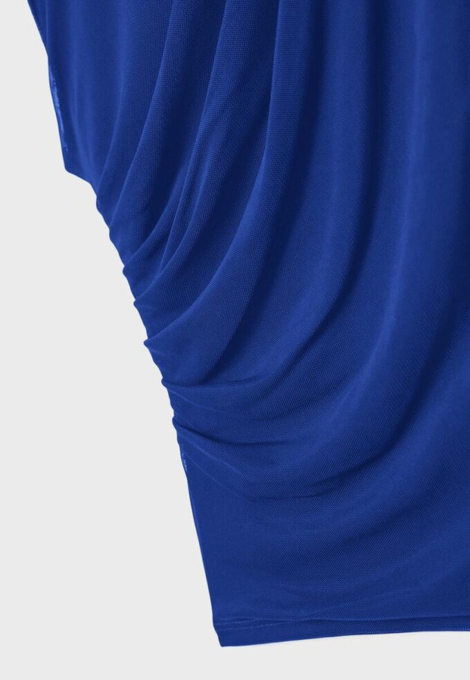 T-shirt en tulle froncé