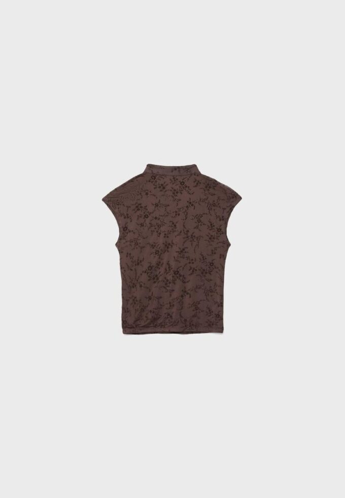 T-shirt floqué style qipao