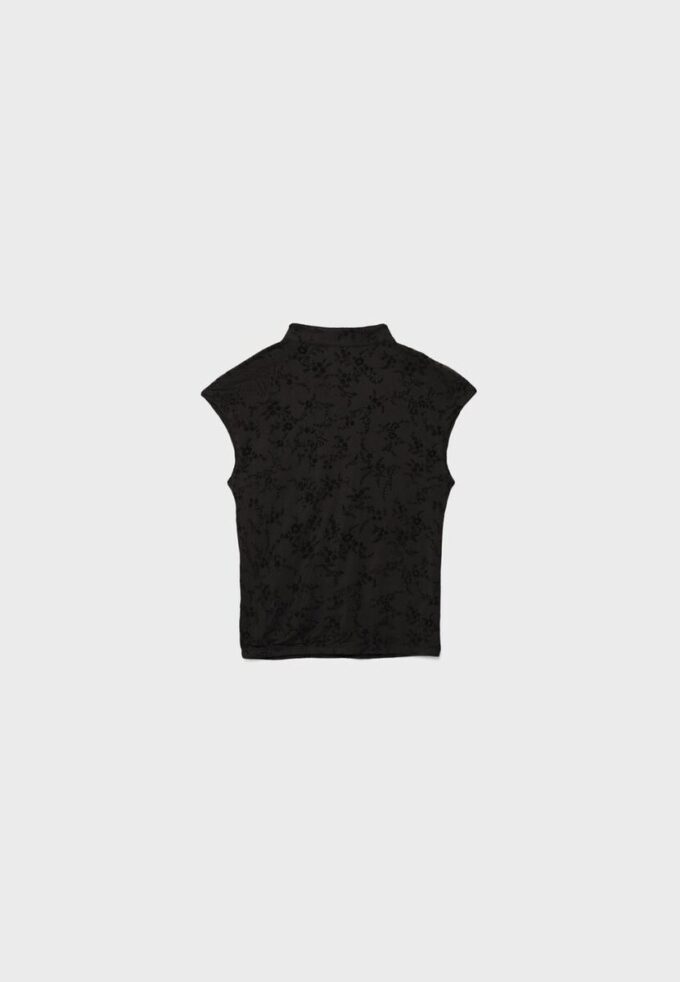 T-shirt floqué style qipao