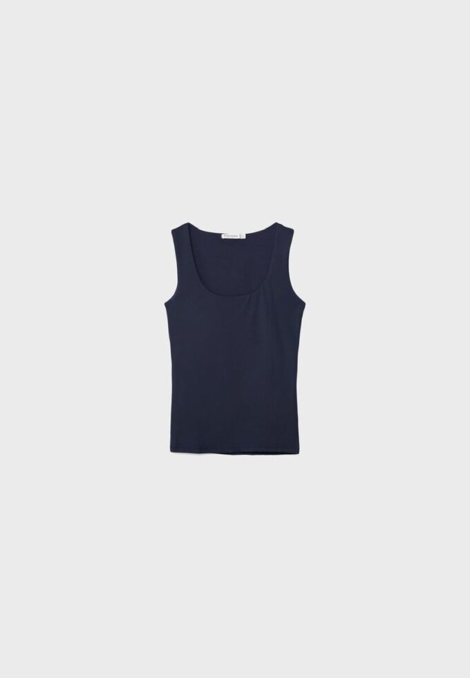 T-shirt à larges bretelles en polyamide