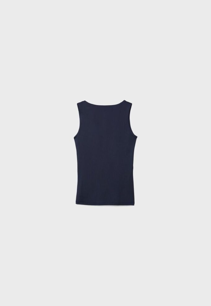 T-shirt à larges bretelles en polyamide