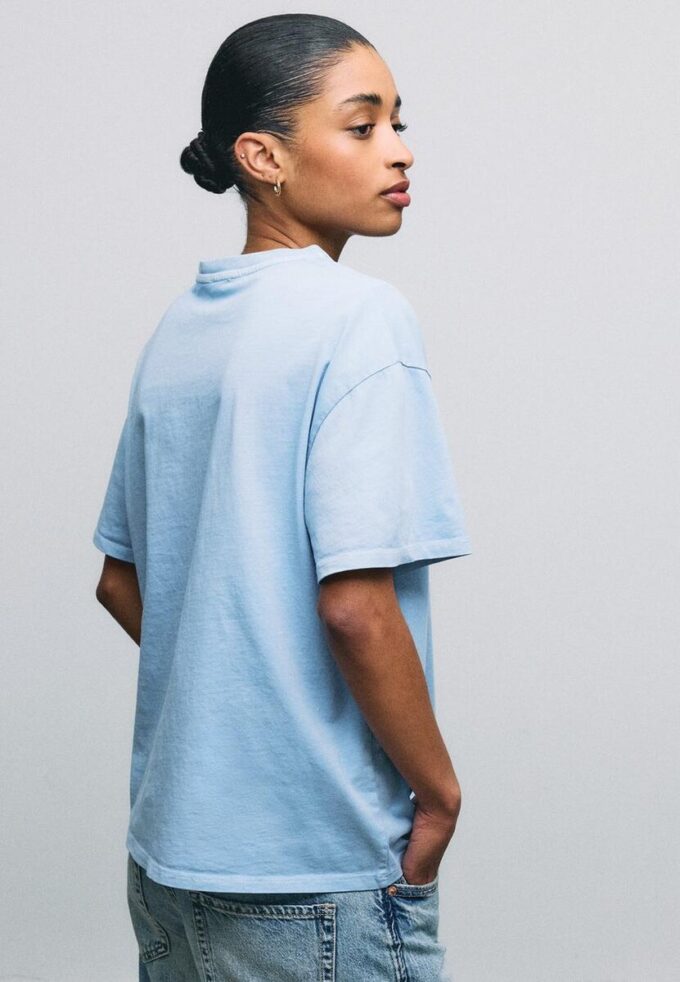 T-shirt à manches courtes avec imprimé et appliqué