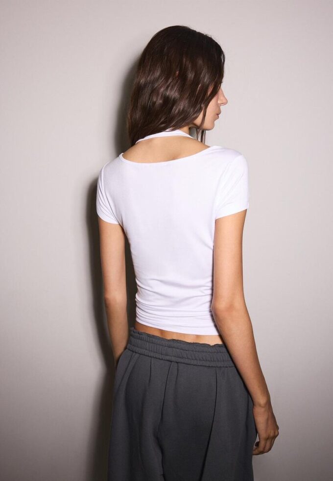 T-shirt à manches courtes double épaisseur