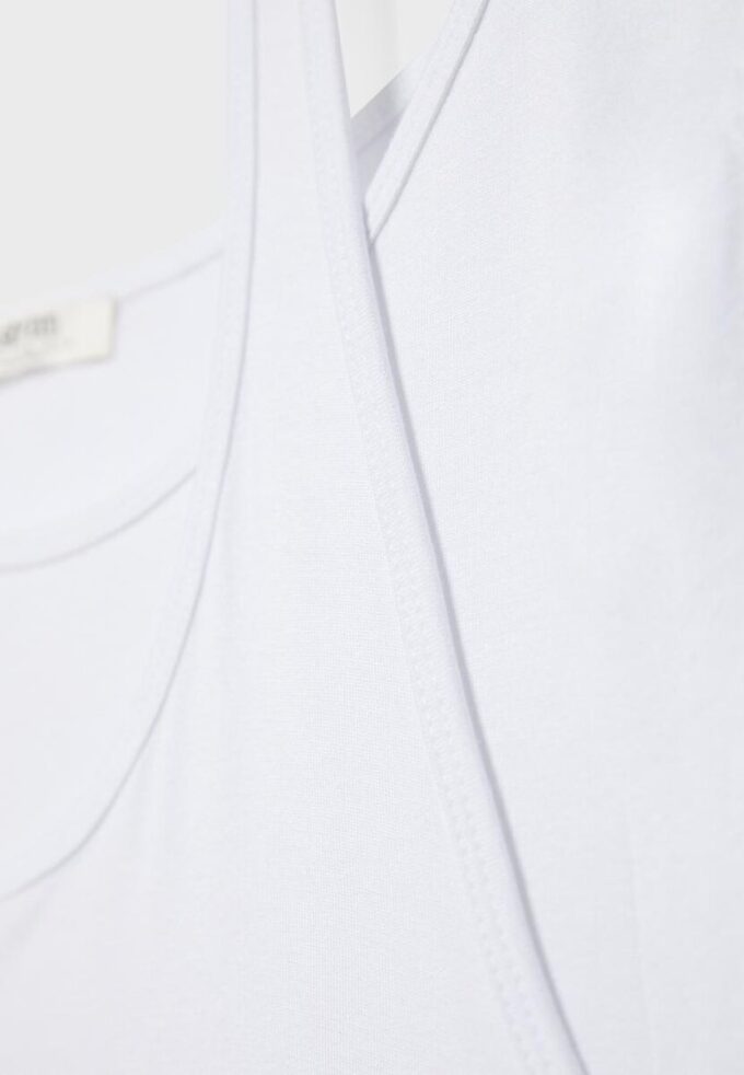 T-shirt à manches courtes double épaisseur