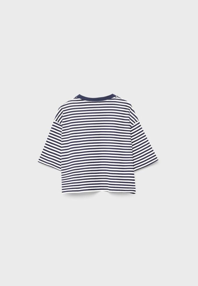 T-shirt à manches courtes imprimé à rayures