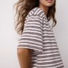 T-shirt à manches courtes rayé