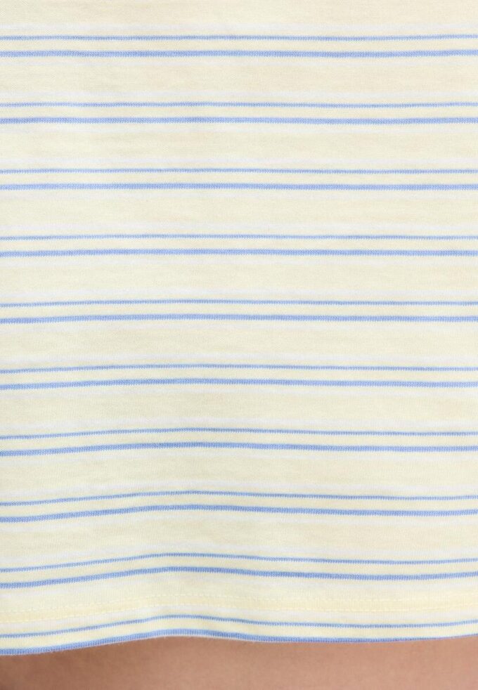 T-shirt à manches courtes rayé