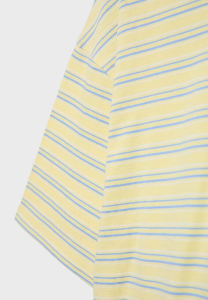 T-shirt à manches courtes rayé