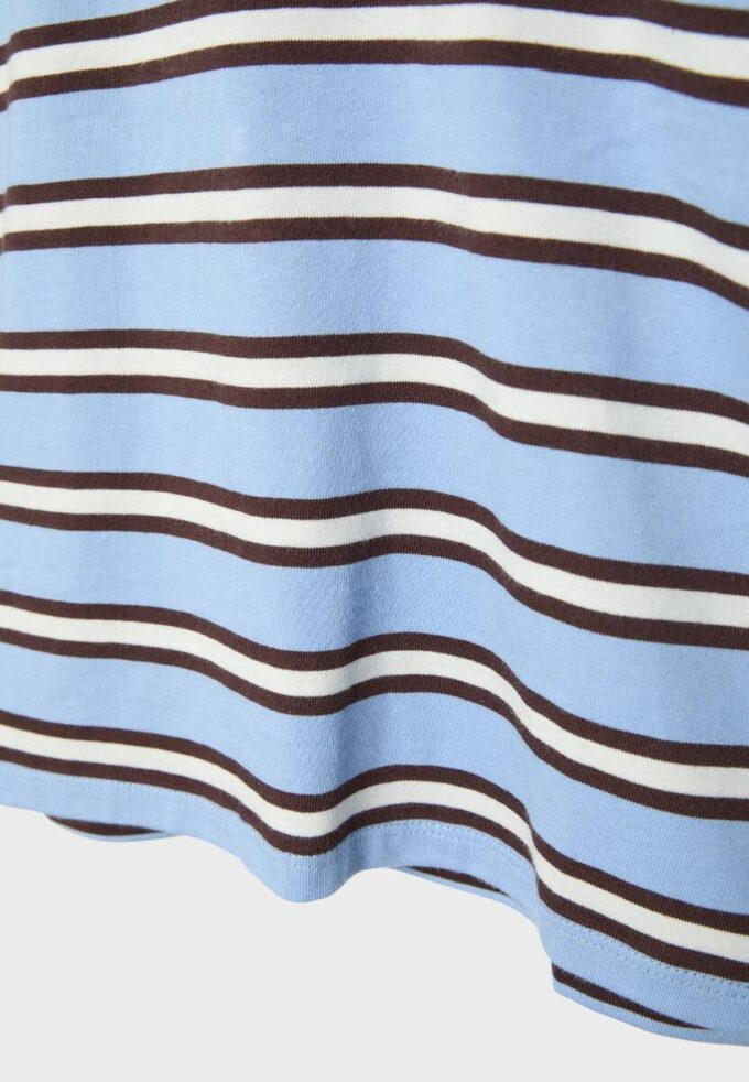 T-shirt à manches courtes rayé
