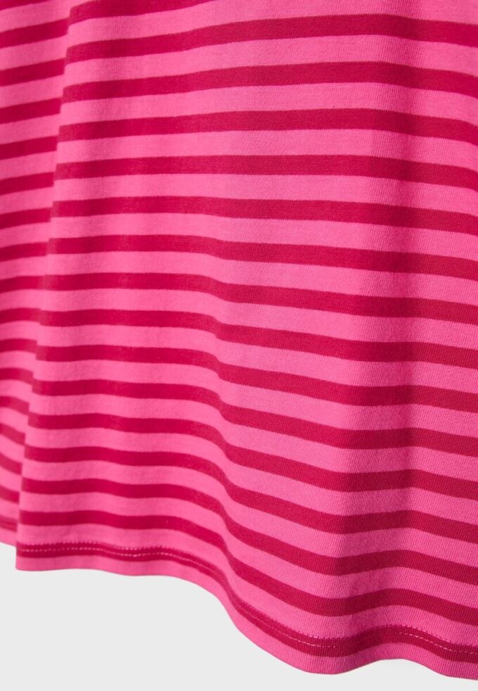 T-shirt à manches courtes rayé