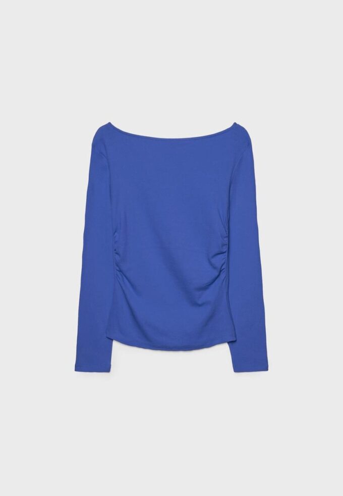 T-shirt à manches longues avec fronces T-shirt à manches longues avec fronces