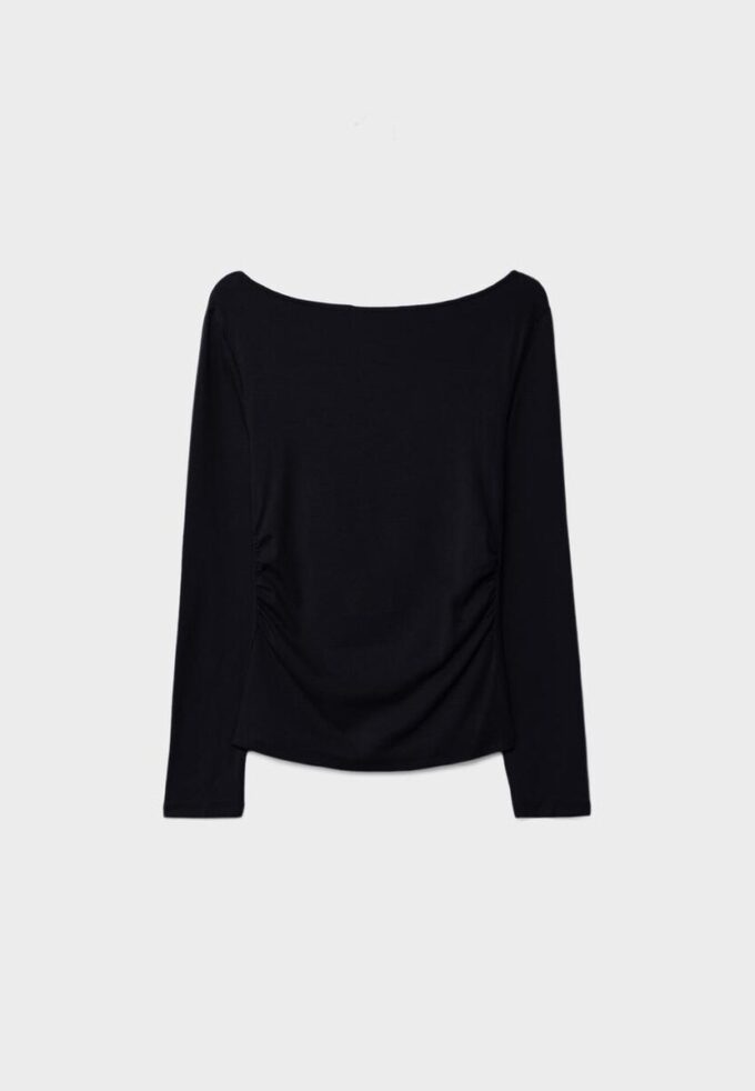 T-shirt à manches longues avec fronces T-shirt à manches longues avec fronces