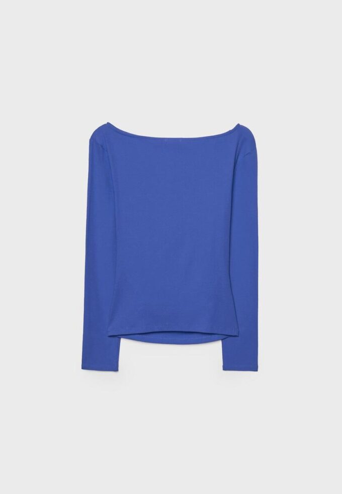 T-shirt à manches longues avec fronces T-shirt à manches longues avec fronces