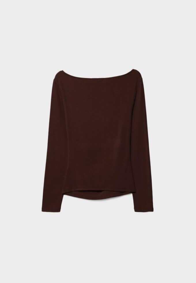 T-shirt à manches longues avec fronces T-shirt à manches longues avec fronces