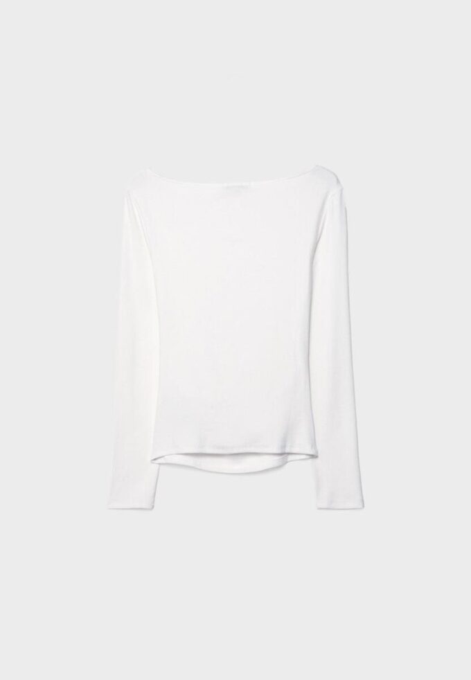 T-shirt à manches longues avec fronces T-shirt à manches longues avec fronces