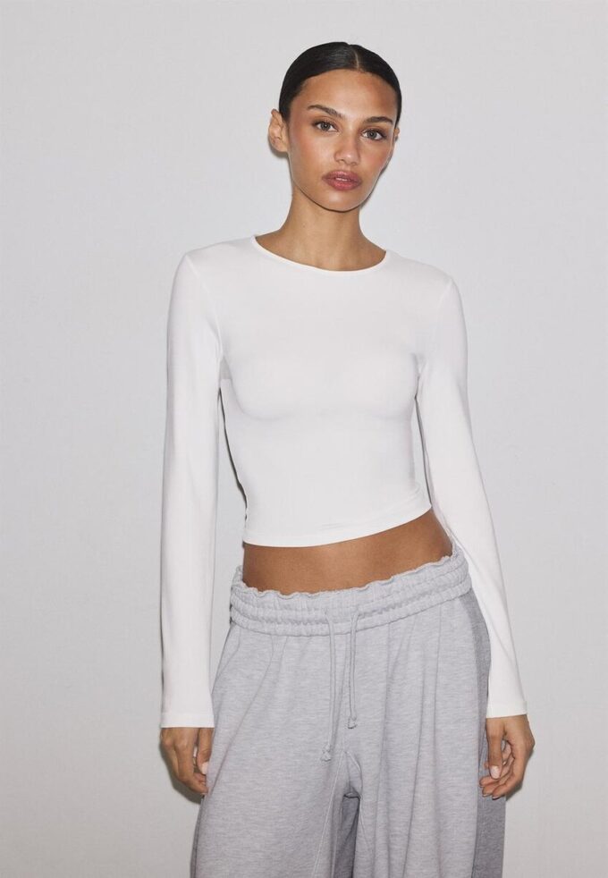 T-shirt à manches longues en polyamide